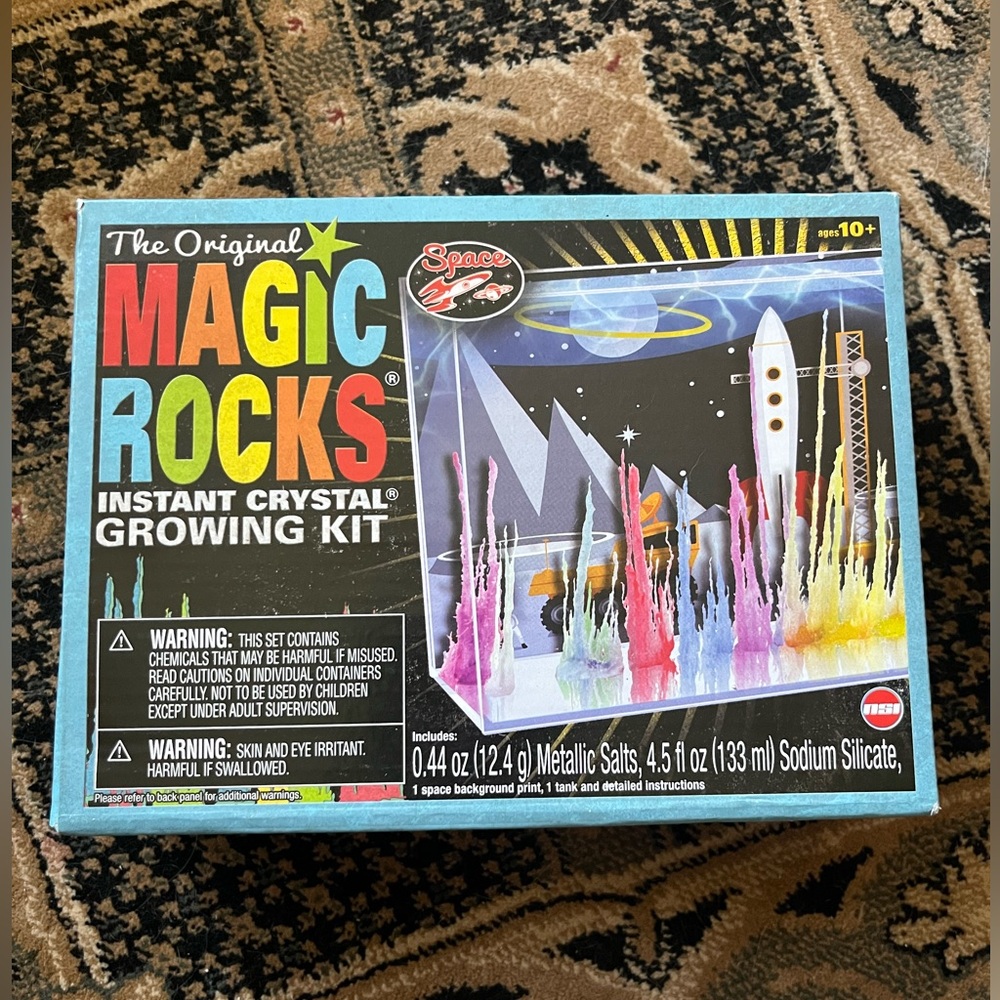 NEW The Original Magic Rocks Instant Crystal Growing Kit Sealed Kids Stem